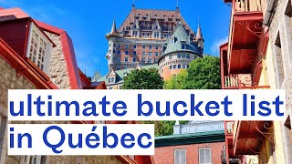 10 places you must visit in Québec [upl. by Oiril]