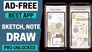 Best Free Sketch Note and Drawing App for Android [upl. by Hull485]