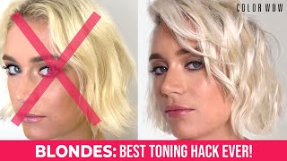 How to fix brassyyellow hair fast Brighten and restore blonde hair without toner [upl. by Artie]