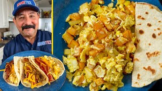 The Best Selling Taco Recipe amp How to Cook Papas con Huevos Mexican Potato amp Eggs [upl. by Cristabel]