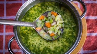 Courgette soup recipe A Romanian recipe  Gustomondo [upl. by Divad]