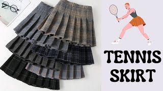 TENNIS SKIRT CUTTING AND STITCHING YAARAH [upl. by Willumsen275]