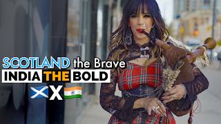 Scotland the Brave India the Bold Bagpipes Official Music Video  The Snake Charmer ft Poczy [upl. by Warrenne]