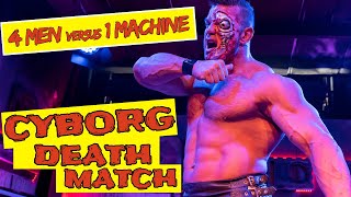 MUSCLE Cyborg against 4 Jobbers Brian Cage Ring of Honor Lucha Underground Full Match AEW [upl. by Migeon]