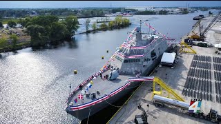 Mayport Naval Station to welcome Navy’s newest combat ship USS Marinette on Monday [upl. by Aynekal]