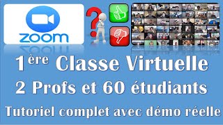 01 Tutoriel ZOOM  Comment utiliser Zoom  Vidéoconférence réunion classe virtuelles partage gratuit [upl. by Yraccaz]