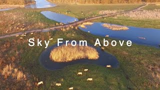 Sky From Above Drone Oostvaardersplassen  Lelystad  The Netherlands [upl. by Felizio]