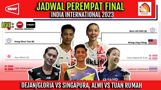 JADWAL PEREMPAT FINAL SYED MODI INDIA INTERNATIONAL 2023ADA DUA WAKIL DI BABAK PEREMPAT FINAL [upl. by Larrisa]