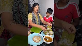 CHEF👩‍🍳Saraவின் காலை விருந்து🥗saranareen haadhvik comedy youtubeshorts shortsfeed shorts [upl. by Ear]