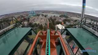 Yukon Striker REAL Front Row POV  New For 2019  Canadas Wonderland [upl. by Wye]