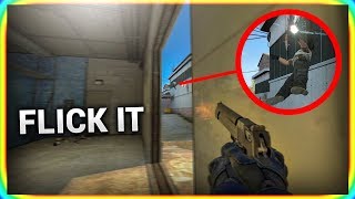 WHEN YOU FLICK SHOT in CSGO [upl. by Narmak647]