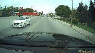 Driving Through Wingham Ontario [upl. by Arakihc]