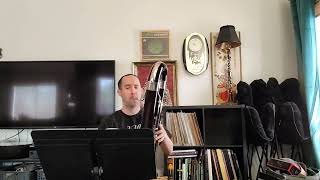 Contrabassoon Etude from Lesson 9 in Seltmann Vol 6 by Victor Bruns [upl. by Janenna]