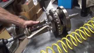 103 How To Do It Remove Timken LH main bearing 1999present Twincam TC Harley SampS [upl. by Annoirb1]