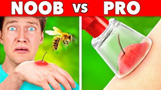 Minecraft NOOB vs PRO Life Hacks Challenge Cursed Amazon Products vs Back To School Pranks [upl. by Boiney]