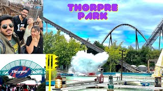 Thorpe Park Rides  Biggest water park in UK 🇬🇧  University of West London Trip👨‍🎓😍 [upl. by Oetam]