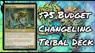 75 Reaper King Changeling Tribal Budget WBRURG EDH Deck Tech [upl. by Skcirdnek485]