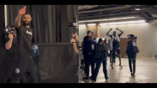 Dallas Mavericks tunnel celebration after the Mavericks eliminate the Clippers in game 6 [upl. by Yerot]