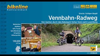 Bikeline VennbahnRadweg fietsvakantie van Aken naar Luxemburg stad Aachen  Luxembourgh [upl. by Saile]