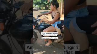 Você sabe dirigir Claro pode confiar  Mas segura firme kkkkk shortvideos beach beachbrasil [upl. by Roeser43]