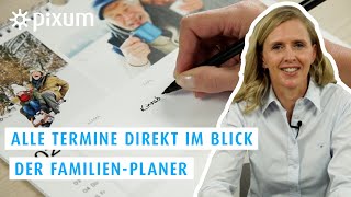 So erstellt man einen Kalender für die ganze Familie  Pixum Tutorials [upl. by Nicol]