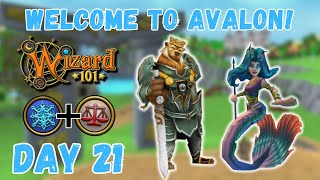 Wizard101 The Avalon Grind BEGINS  Glacial Dunes Day 21 [upl. by Kerwin574]