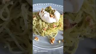 PASTA KONJAC CON PESTO BURRATA Y NUECES [upl. by Kaufmann]