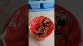 Unboxing the trending noodles food cameroonfood cameroon buldak buldak2xspicy [upl. by Assenar]