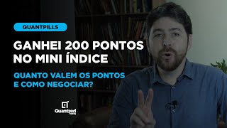 quotGanhei 200 pontos no Míni Índicequot Quanto vale cada ponto e como operar Mini Índice [upl. by Bremble]