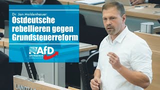 Dr Jan Moldenhauer Ostdeutsche rebellieren gegen Grundsteuerreform [upl. by Nnyleahs]