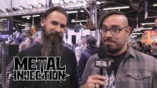 NAMM 2018 Report  Members of MEGADETH Behemoth Dillinger Talk New Gear [upl. by Kafka]