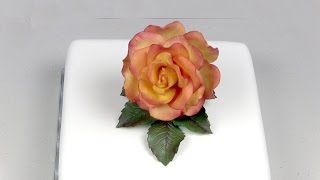 How to Make  Large Rose using Easy Rose Cutter JEM [upl. by Mellman]