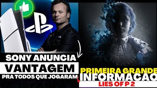 SONY ANUNCIA VANTAGEM PARA TODOS OS DONOS DE PS5  JOGAÇO AAA ESTÁ GRÁTIS e LIES OF P 2 MUNDO ABERTO [upl. by Wilbert]