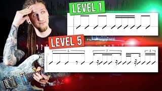 5 Levels Of Rhythm Complexity easy to INSANE [upl. by Colwin]