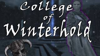 Skyrim How To Get Into the College of Winterhold Mage Guild [upl. by Aselehc]