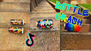 Bottle Rolling Down Stairs ASMR 💧 TikTok Compilation [upl. by Eadnus]