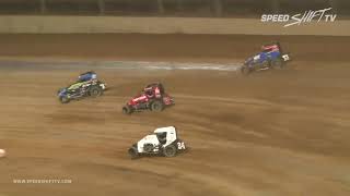 USAC “Indiana Midget Week” Highlights  Lawrenceburg Speedway 6218 [upl. by Claudette]