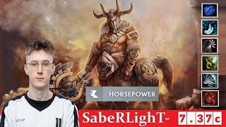 DOTA 2 SabeRLighT the CENTAUR WARRUNNER OFFLANE 737c [upl. by Atirihs918]