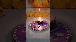 Diya stand shorts diy youtubeshorts diy diyaholder diwalidecorationideas diwali shorts [upl. by Dranik]