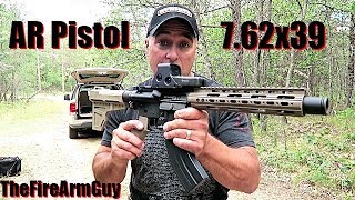 762x39 AR Pistol Range Review  TheFireArmGuy [upl. by Jennee]