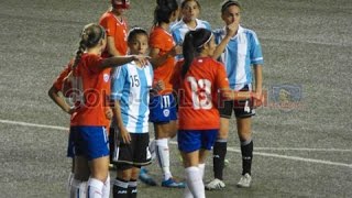 Chile vs Argentina  Final ODESUR 2014 Fútbol Femenino [upl. by Hunsinger856]