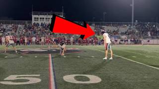 The Most Ridiculous High School Field Goal Ive Ever Seen [upl. by Sprung]