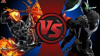 Ghost Rider vs Spawn Cartoon Fight Night Episode 20 [upl. by Elyrrad]