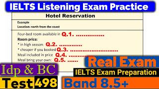 IELTS Listening Practice Test 2024 with Answers Real Exam  498 [upl. by Yhtomiht]