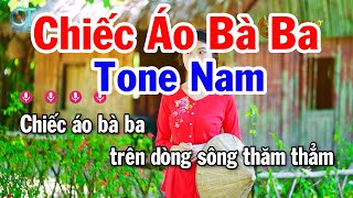 Karaoke Chiếc Áo Bà Ba Tone Nam  Cm  Nhạc Sống Mới  Karaoke Tuấn Cò [upl. by Eslud407]