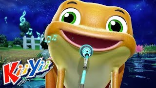 La Grenouille Chante  Comptines et Chansons Pour Bébé  Dessins Animés  KiiYii En Français [upl. by Kellda277]