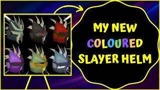 OSRS  My New Coloured Slayer Helm [upl. by Barri659]