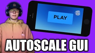 AUTOSCALE GUI TO FIT ALL DEVICES 2021  Roblox Studio in a minute [upl. by Niro150]