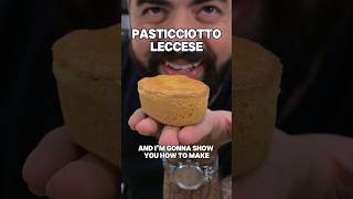 PASTICCIOTTO LECCESE  PUGLIA italiancusine italy food easyrecipe [upl. by Georgianne858]