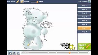 How to Draw Tatty Teddy [upl. by Anrahc]